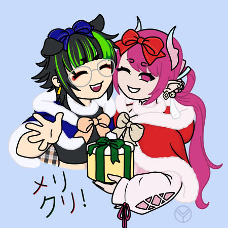 flat illustration example (cute style)